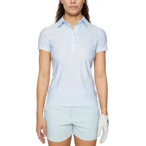 J.Lindeberg Women's Caitlyn Golf Polo Shirt - Shadow Bridge Winter Sky Tech Mood
