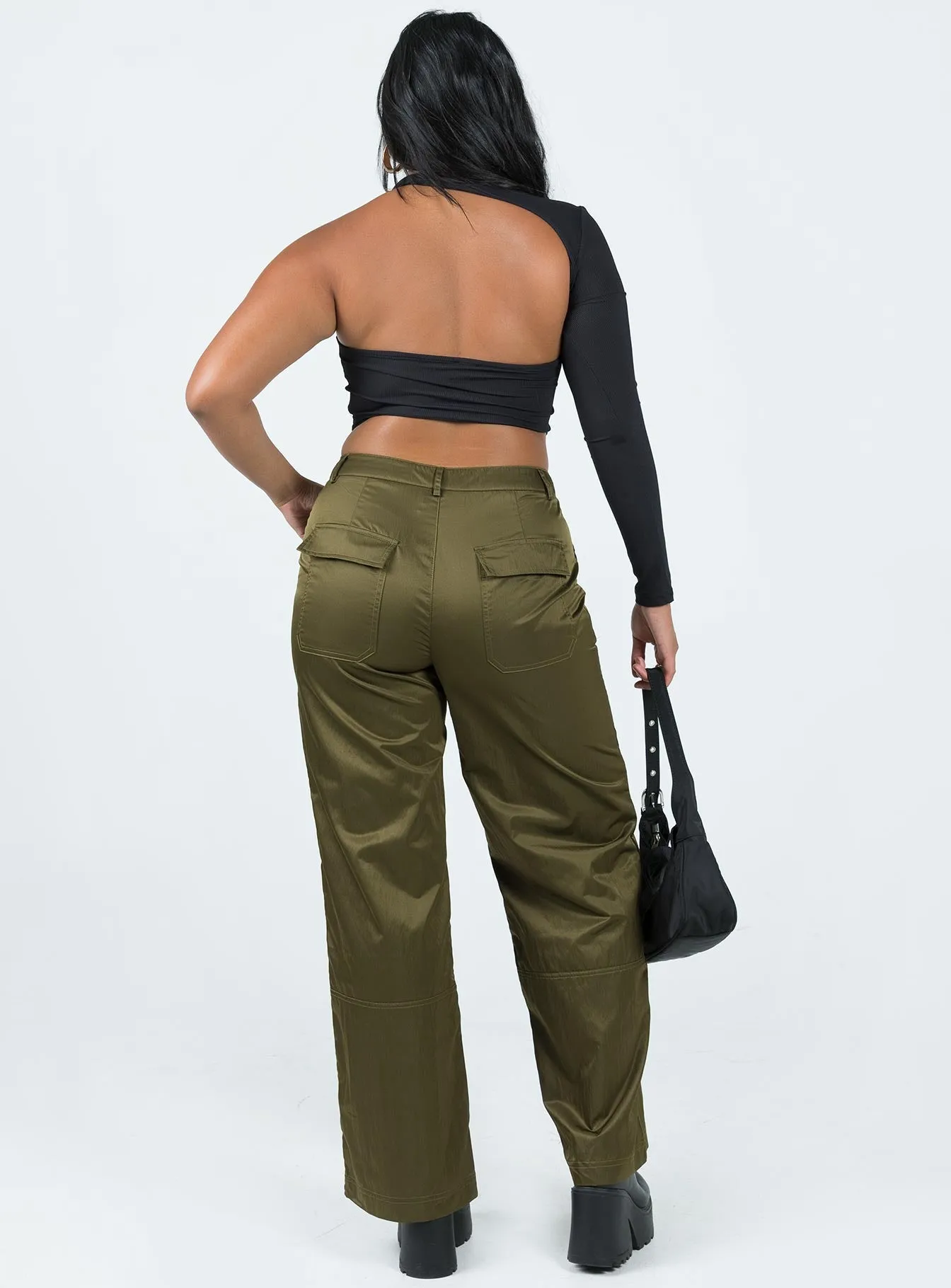 Trendy Layering Parkham Utility Pants Khaki