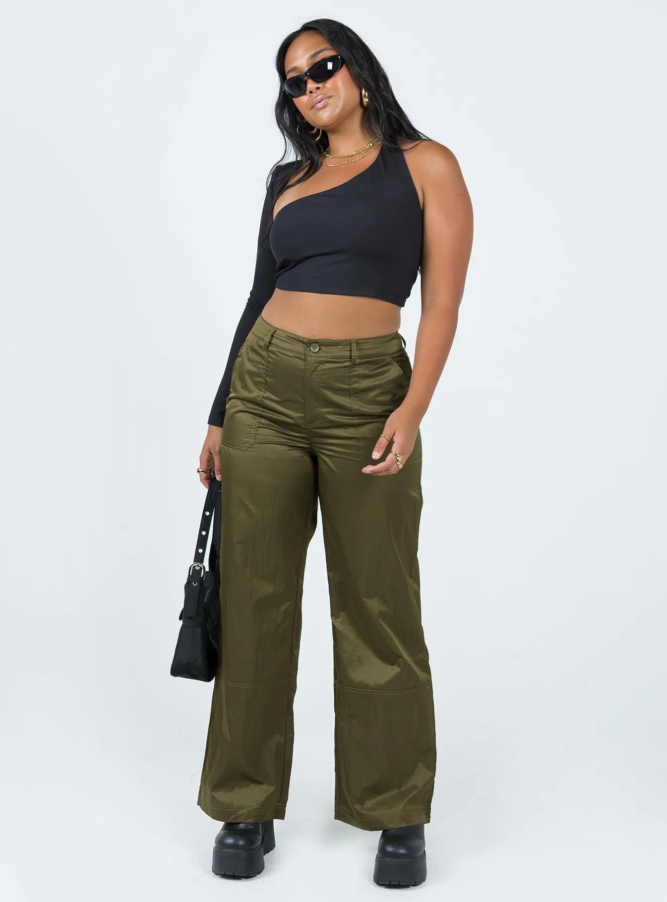 Chilly Comfort No Iron Parkham Utility Pants Khaki