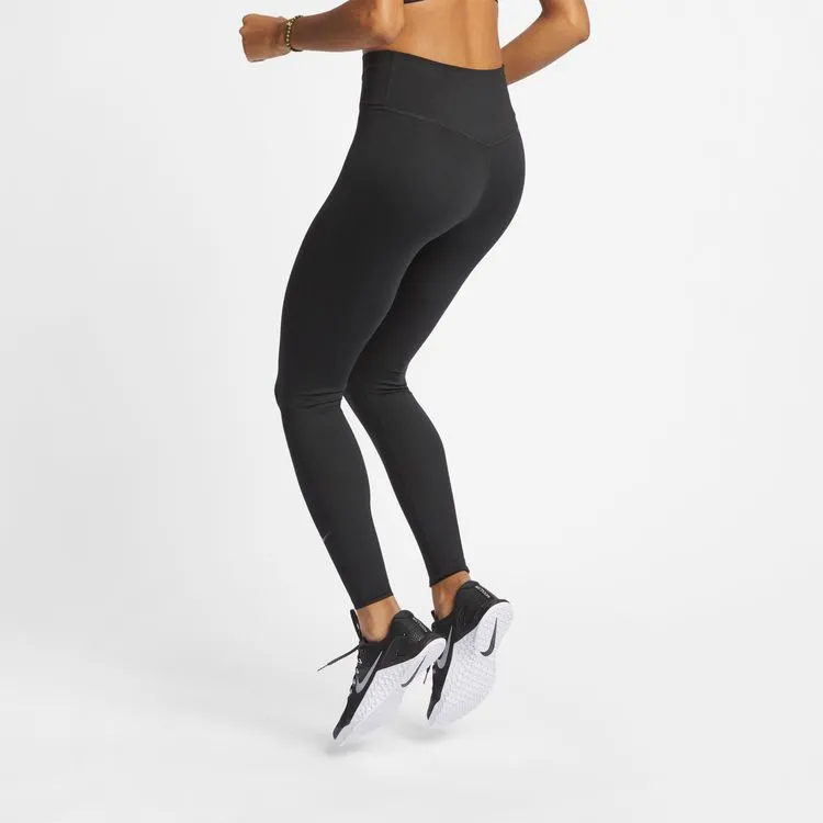Nike Womens One Luxe Mid-Rise Leggings - Black/Clear Weekend Trip Unisex Style
