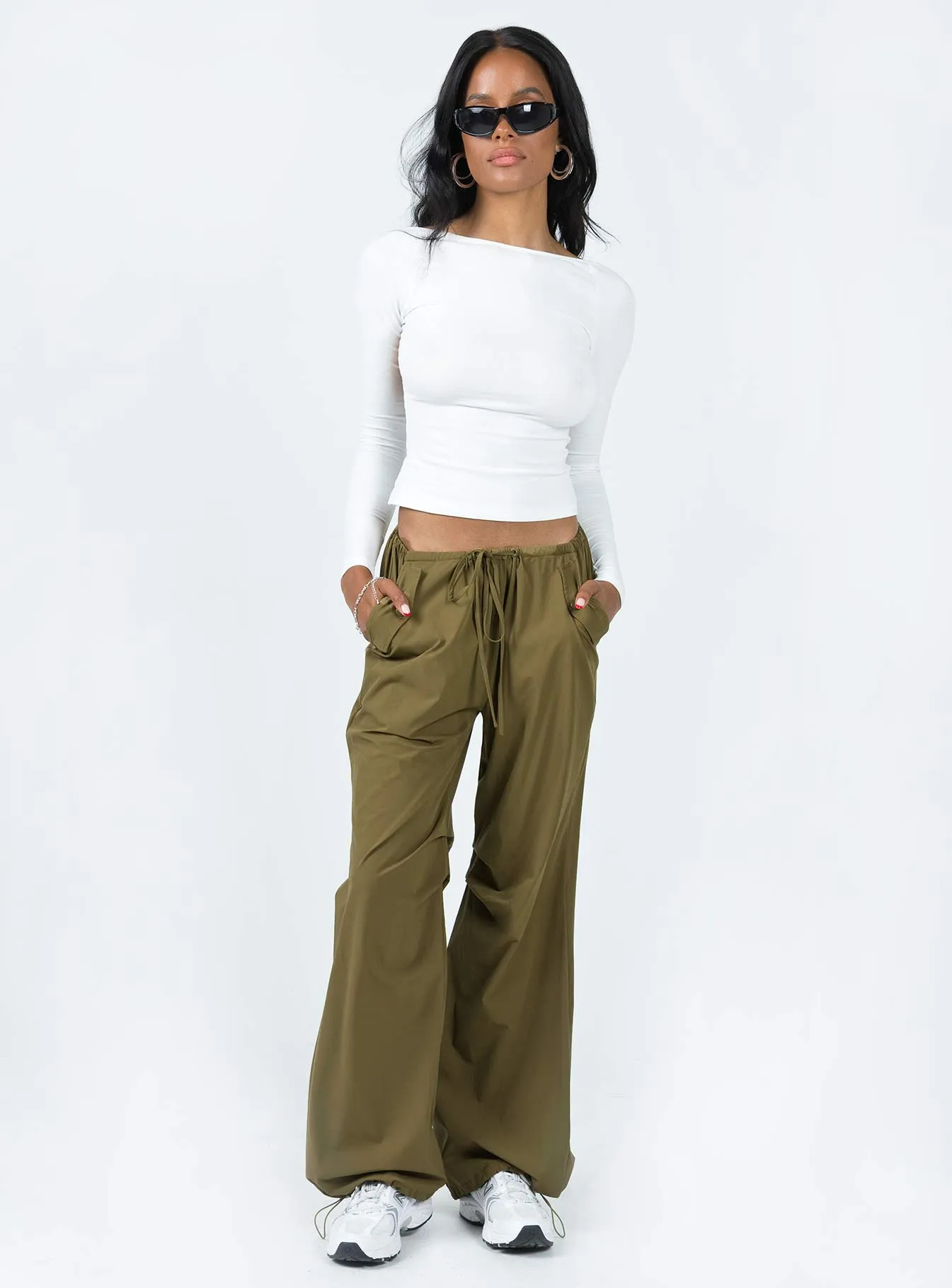 Non Irritating Tags Somers Parachute Pant Khaki