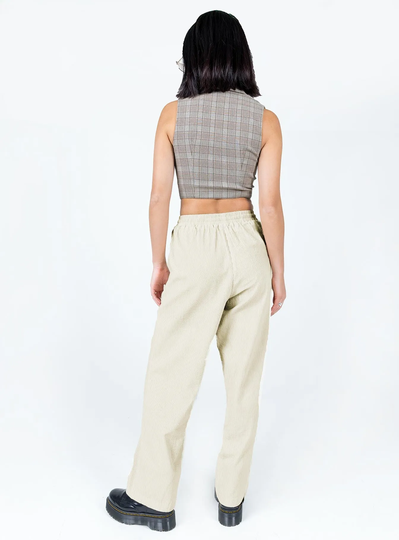 Nikita Cord Pant Cream Organic Cotton Light Fabric