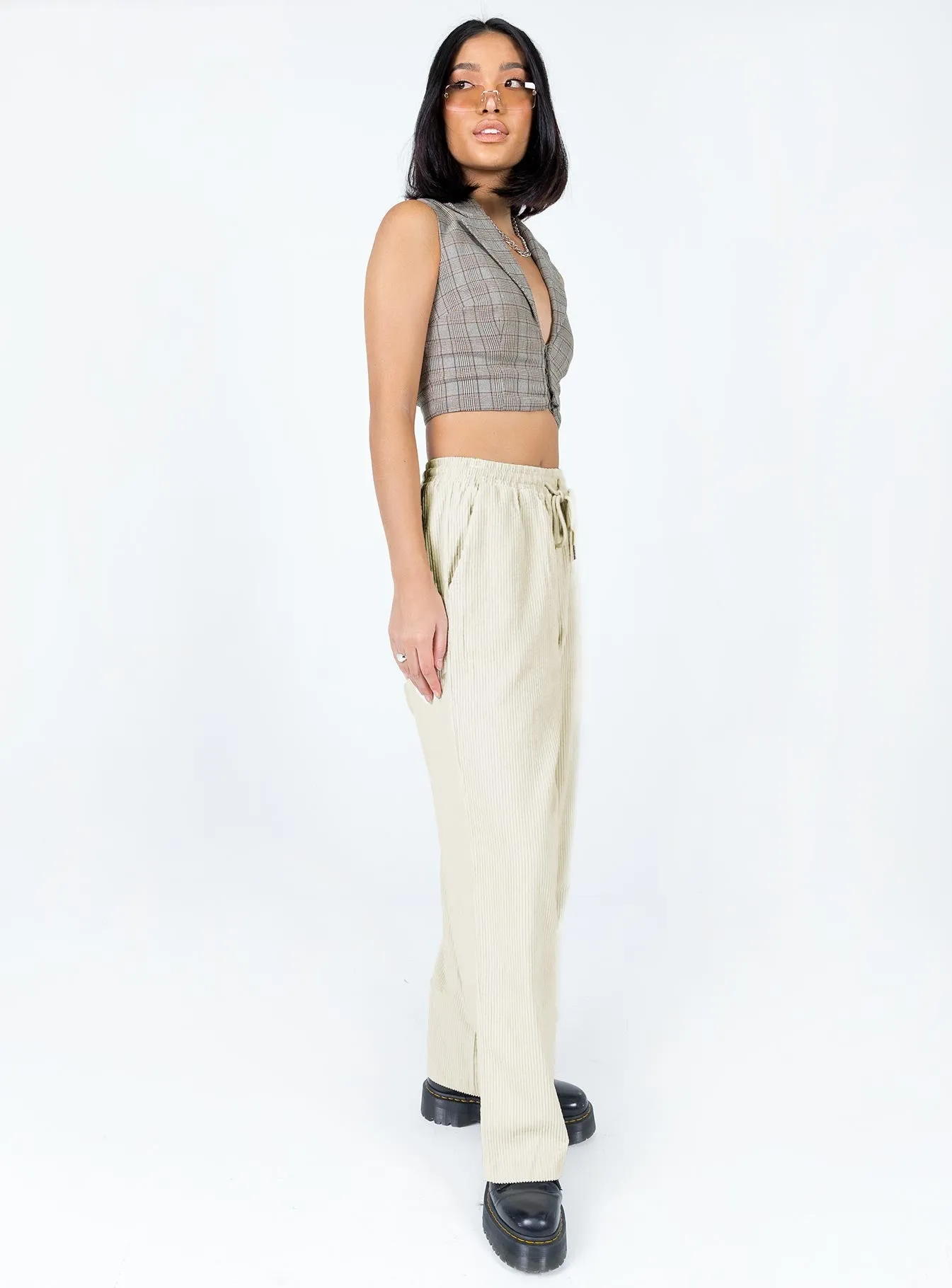 HypoallergenicMaterial Nikita Cord Pant Cream