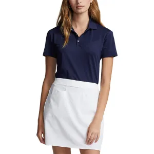 RLX Ralph Lauren Women's Tour Performance Golf Shirt?- French Navy Sporty Style