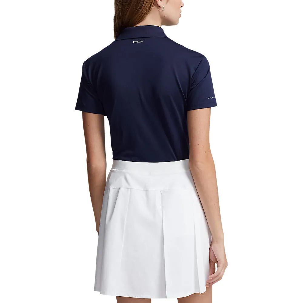 RLX Ralph Lauren Women's Tour Performance Golf Shirt?- French Navy Star Mood Easy Go