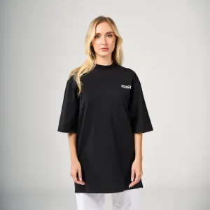 The Impossible Oversized T-Shirt - Black Autumn coziness Comfortable texture