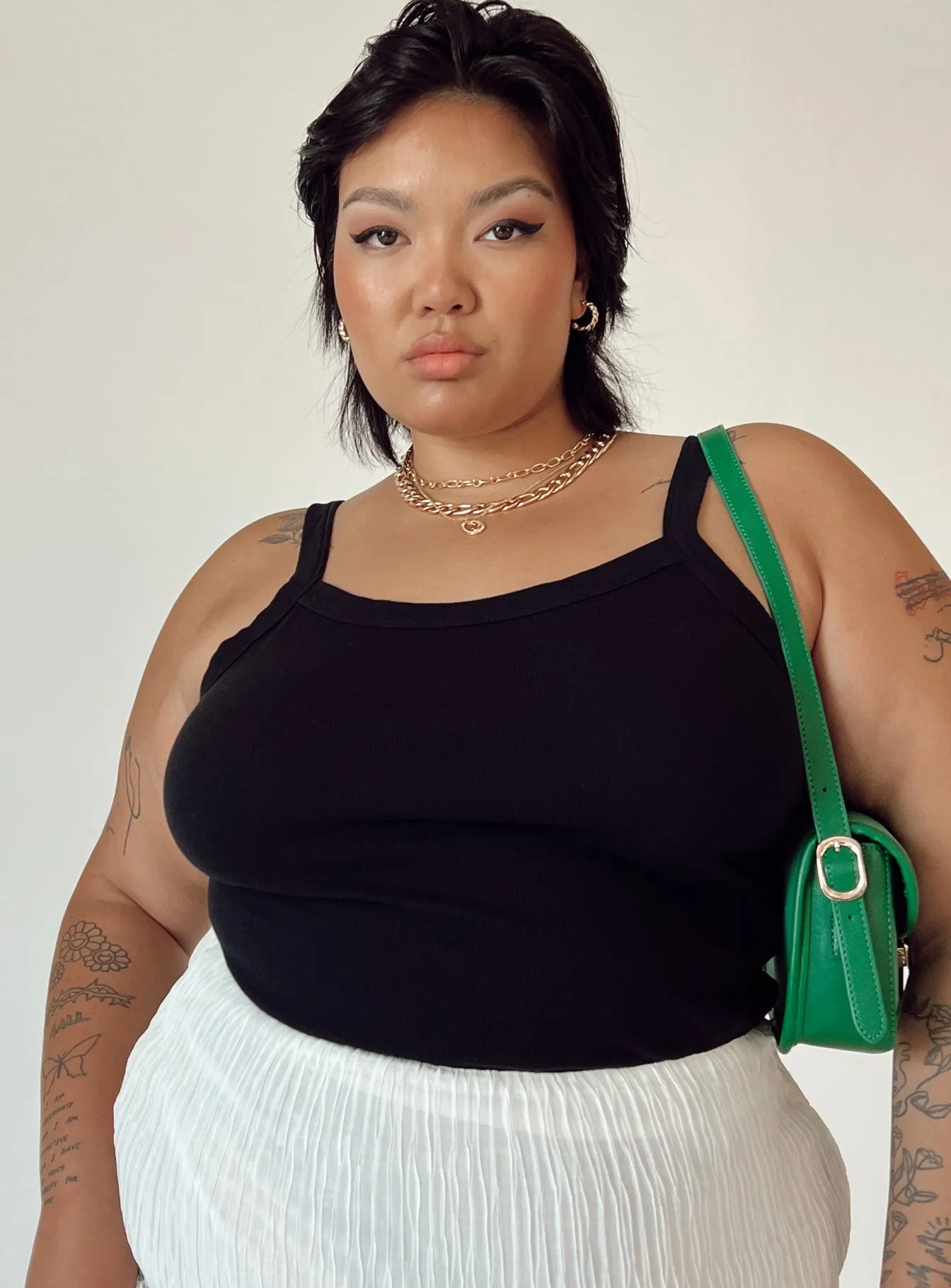 boho bodysuit Lindsey Bodysuit Black Curve