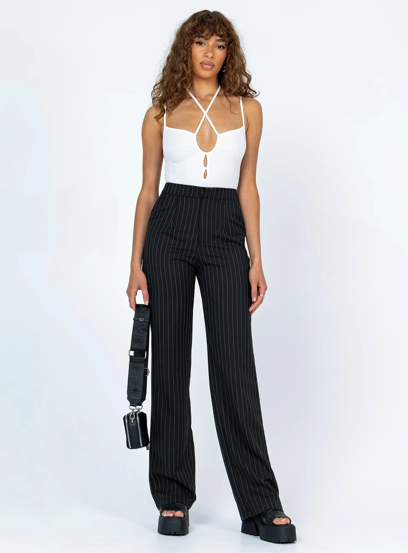 night out bodysuit Renzo Bodysuit White