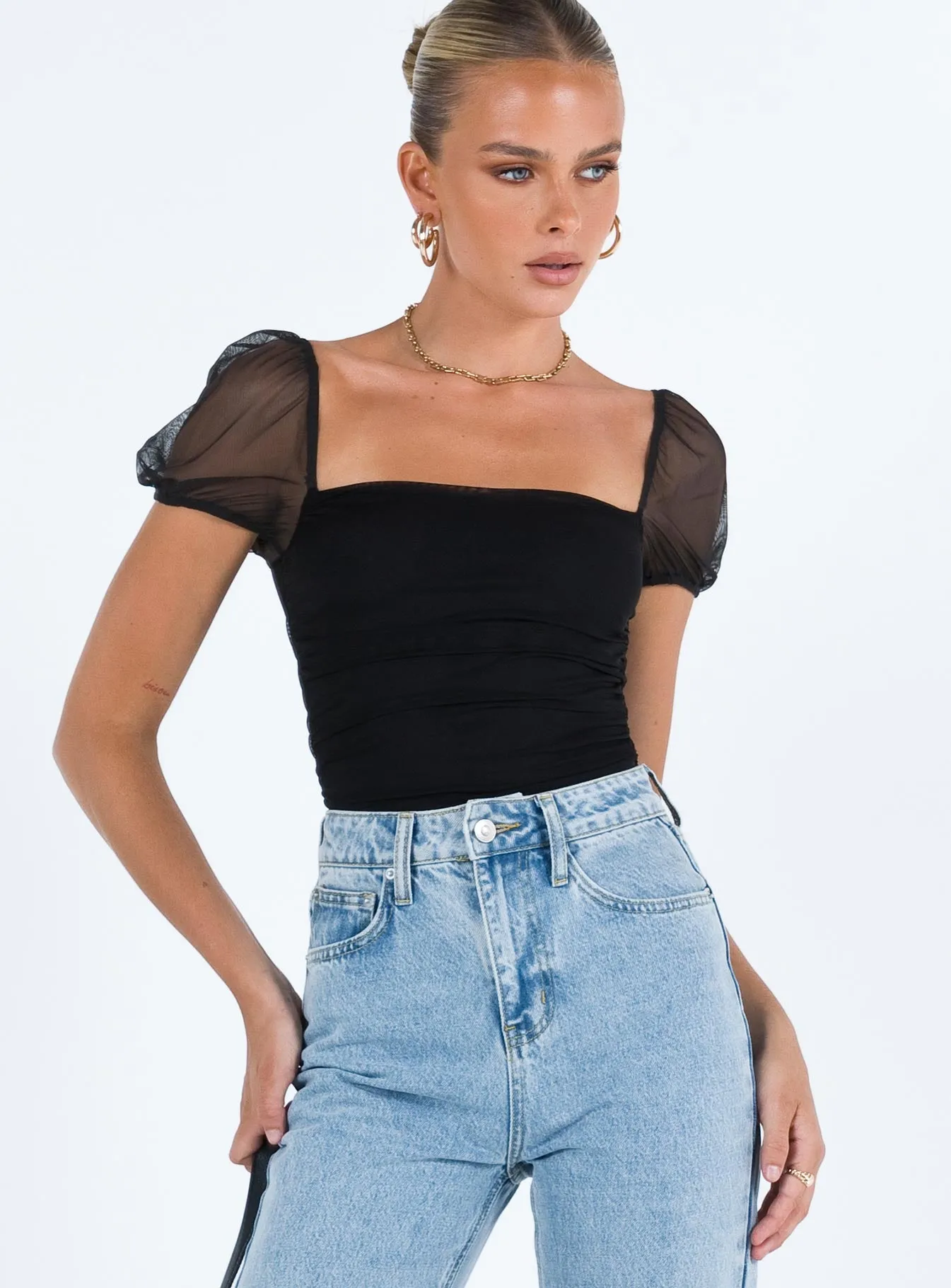 daily bodysuit Dostan Bodysuit Black