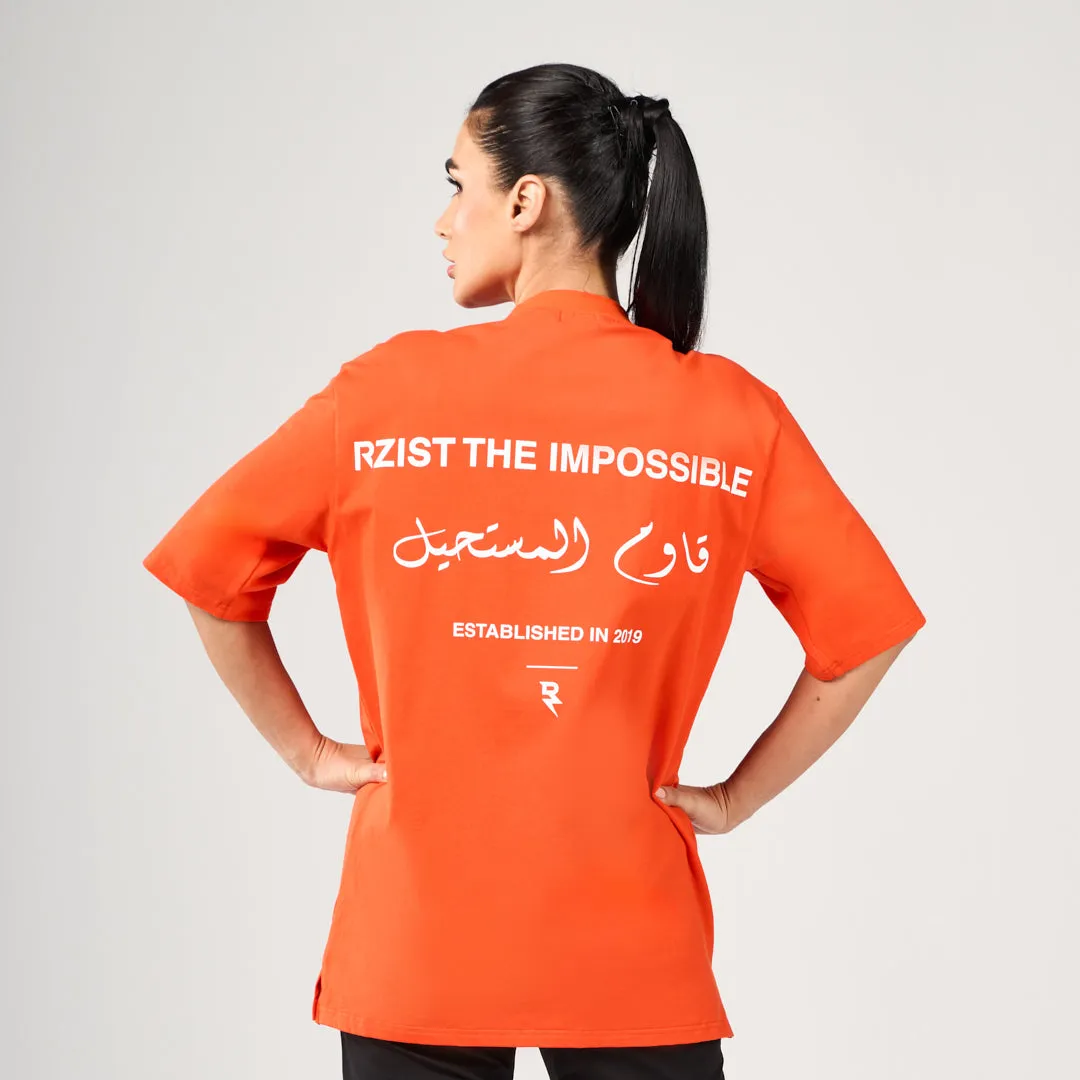 Perfect Fit NoSideSeams The Impossible Oversized T-Shirt - Neon Orange