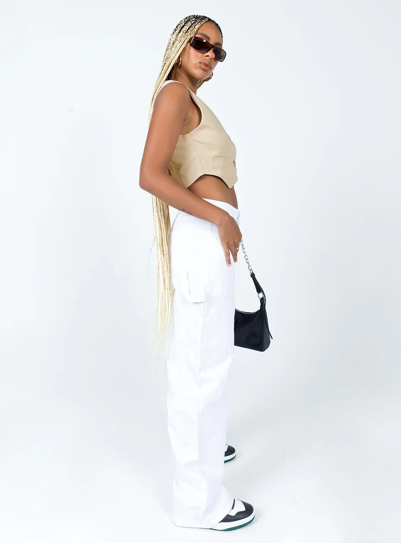Miami Vice Pant White Breathable Layer Fit