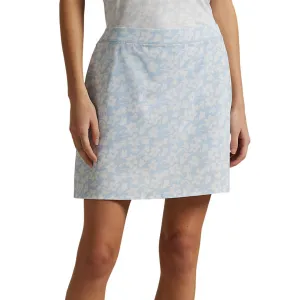 RLX Ralph Lauren Women's 17' Aim Pleated Back Golf Skort - Cold Spring Floral Contrast Stitching Comfortable Motion