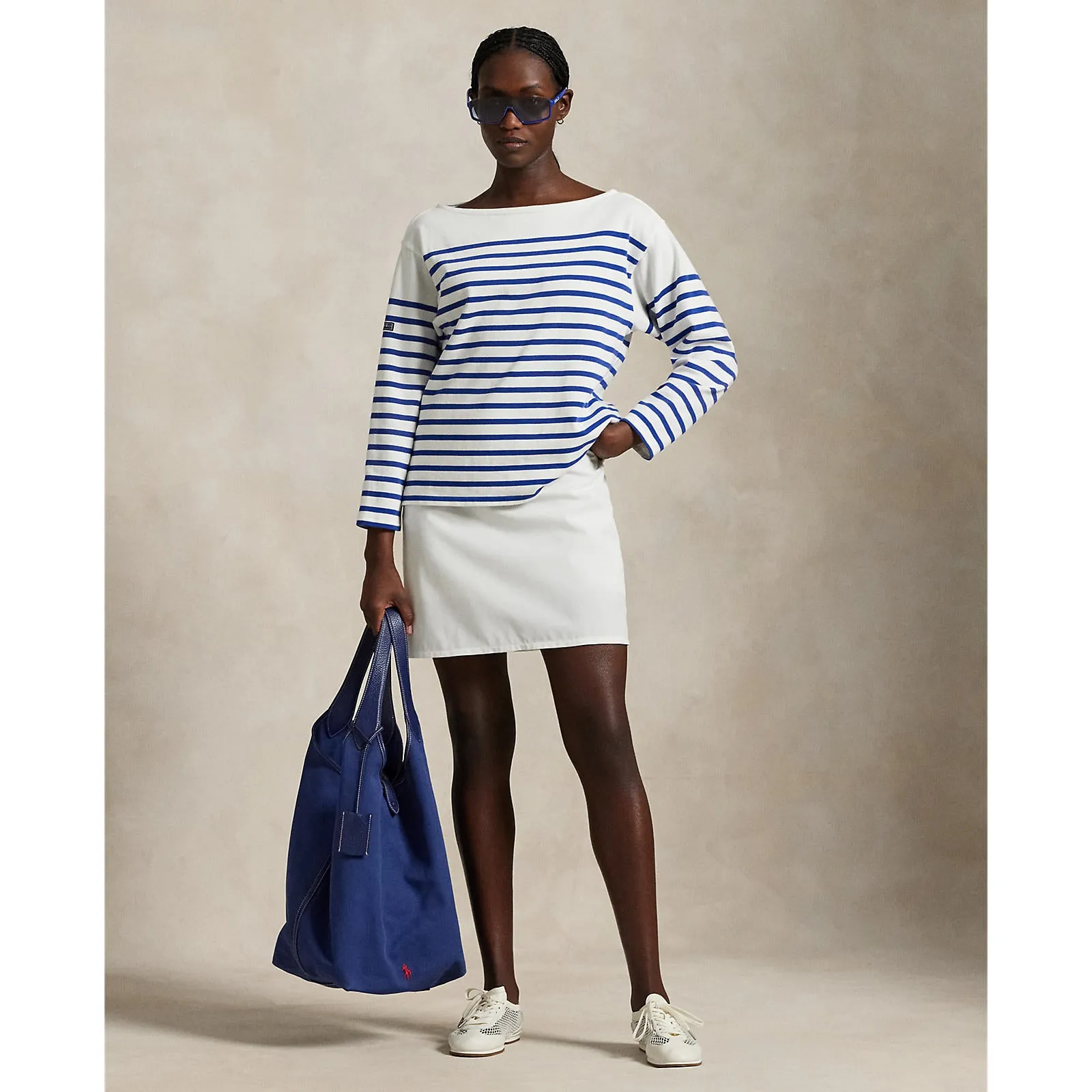 Fashion Details Chill Feel RLX Ralph Lauren Women's 17" Aim Pleated Back Golf Skort - Ceramic White