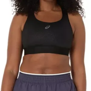 Asics Game Compression Bra - Performance Black Easy Fabric Floral activewear