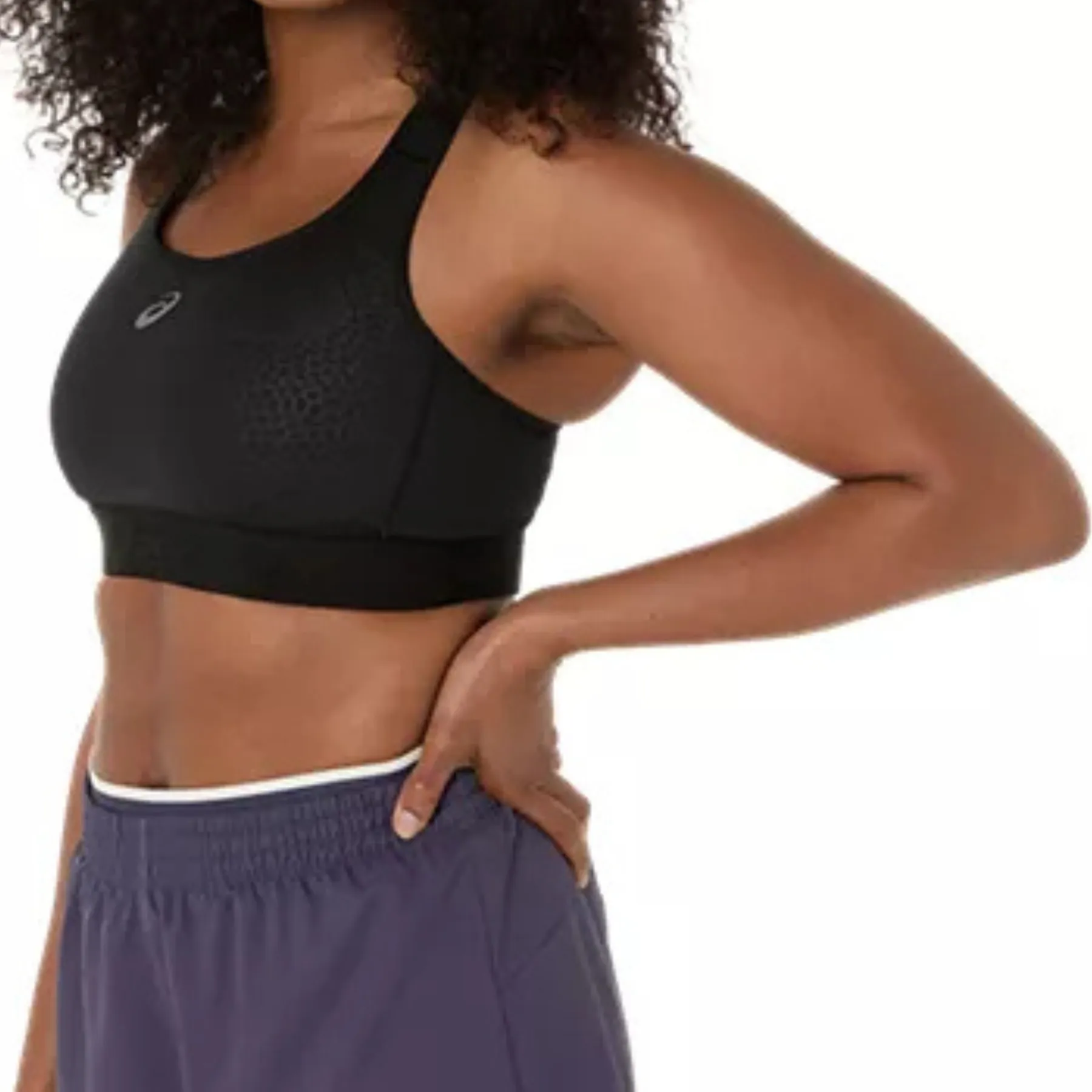 adult clothing Asics Game Compression Bra - Performance Black