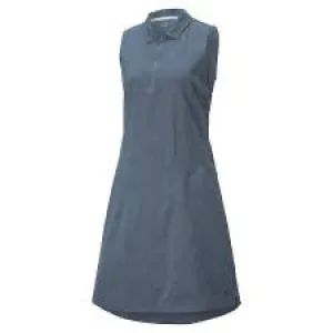 Smooth Motion Versatile Layers NEW Puma Bouquet Half Zip Collared Sleeveless Blue Gray Golf Dress Size S MSP$90