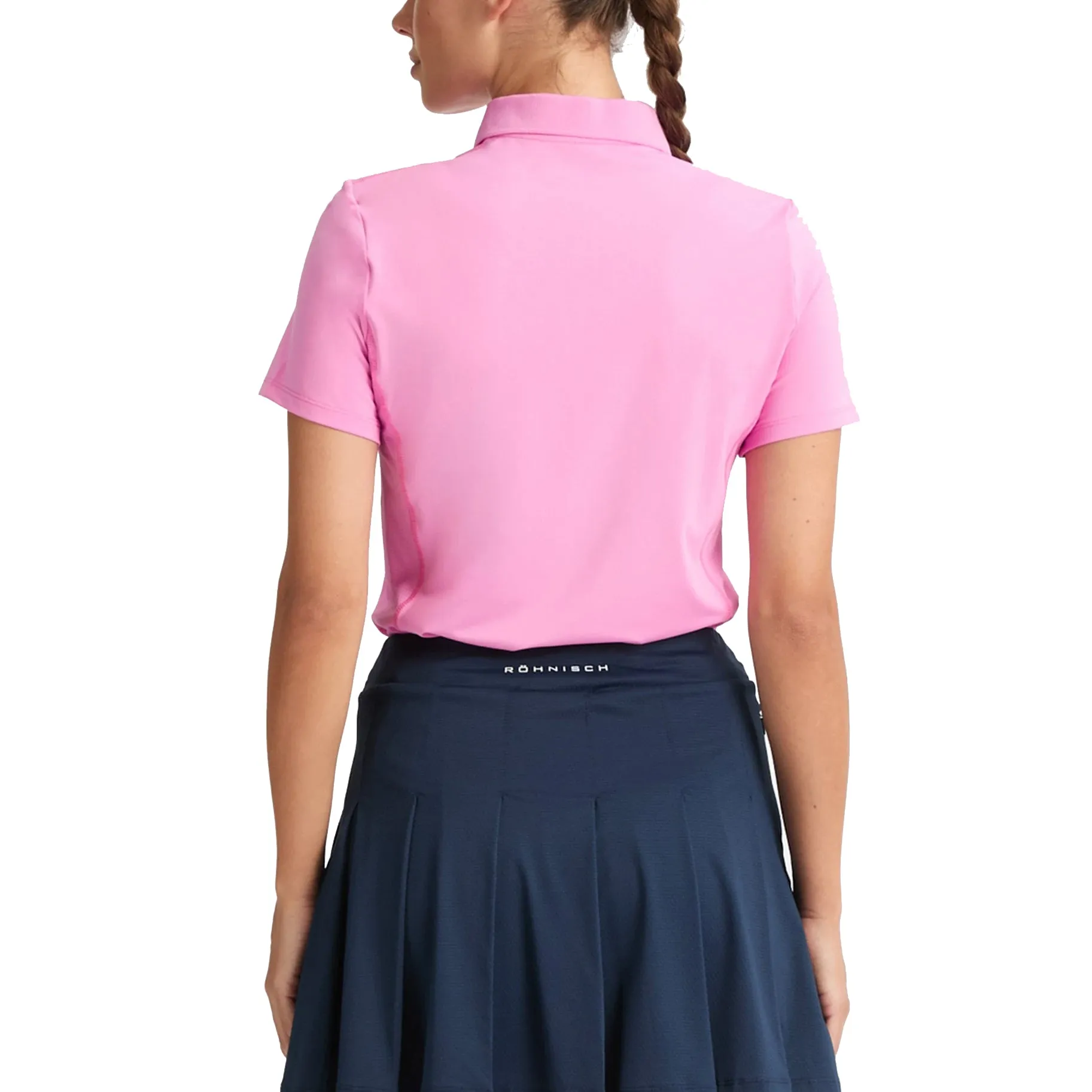 Rohnisch Women's Nicky Golf Polo Shirt - Fuchsia Pink Youth Glow Calm Ease