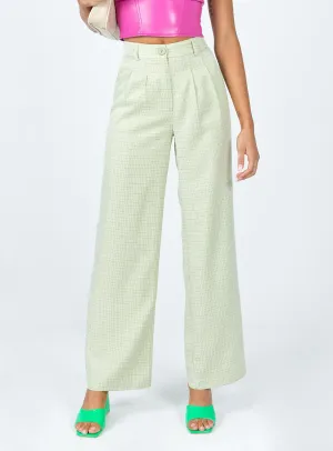 Thermal Regulating Smart Layering Archer Pants Green Check