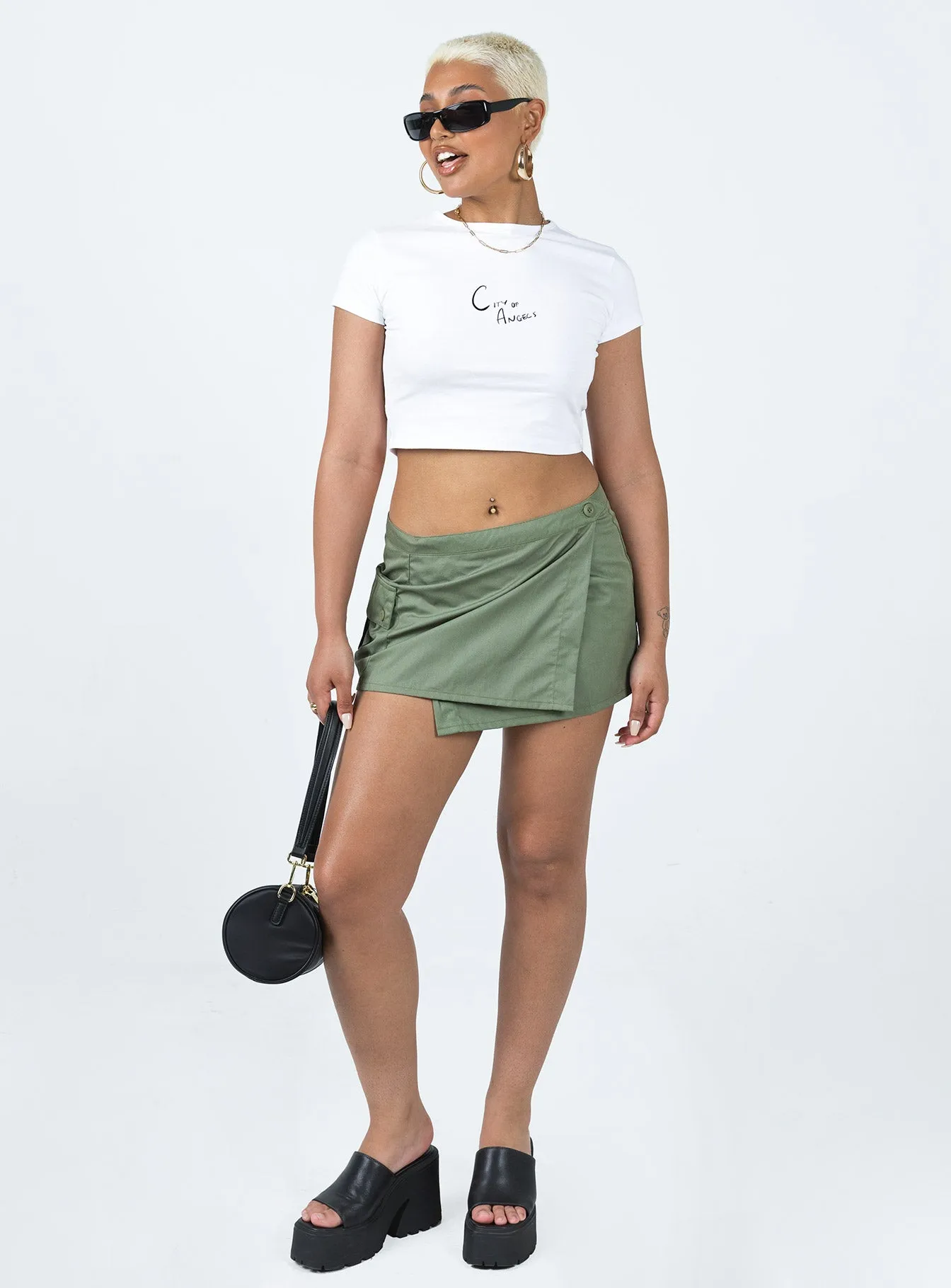 City Of Angels Tee White Fresh Outfit Style Soft touch finish
