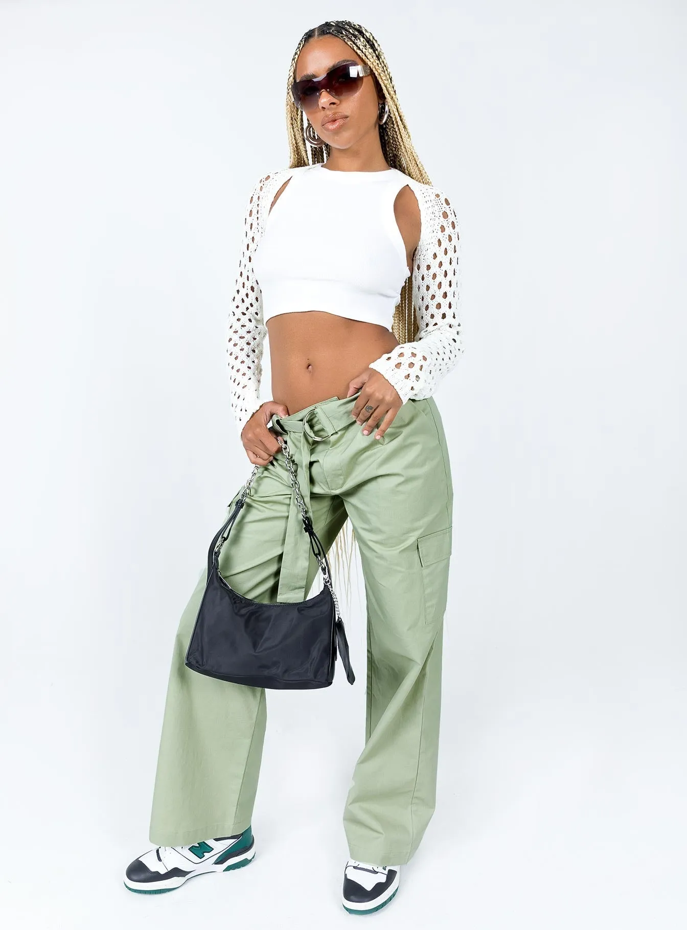 Jayde Pants Green Tight Fit Active Layer