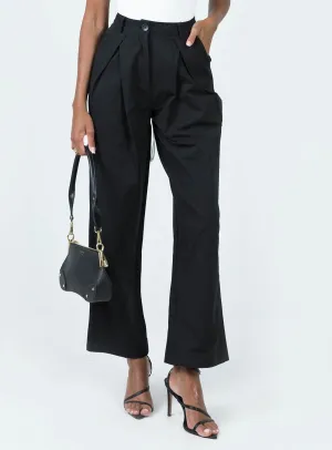 Sapphire Pants Black Seamless construction