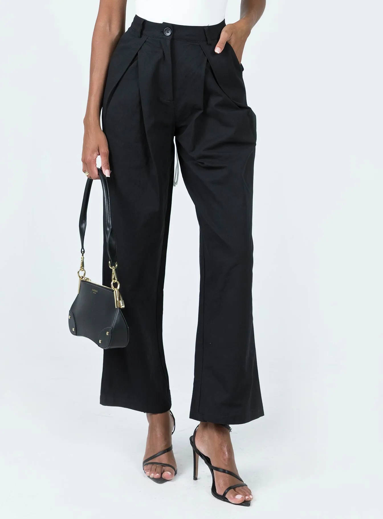 Sapphire Pants Black Seamless construction