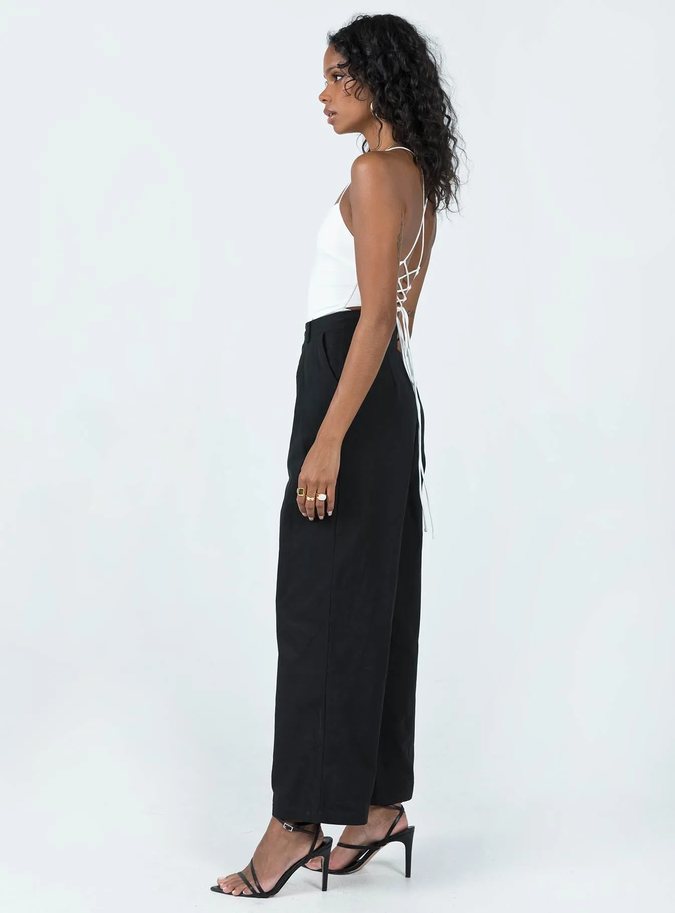 CompressionFitFabric Timeless Fit Sapphire Pants Black