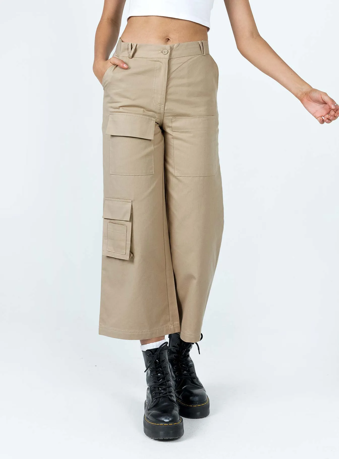 Cepora Pants Beige Breathable Style Fashionable Appeal