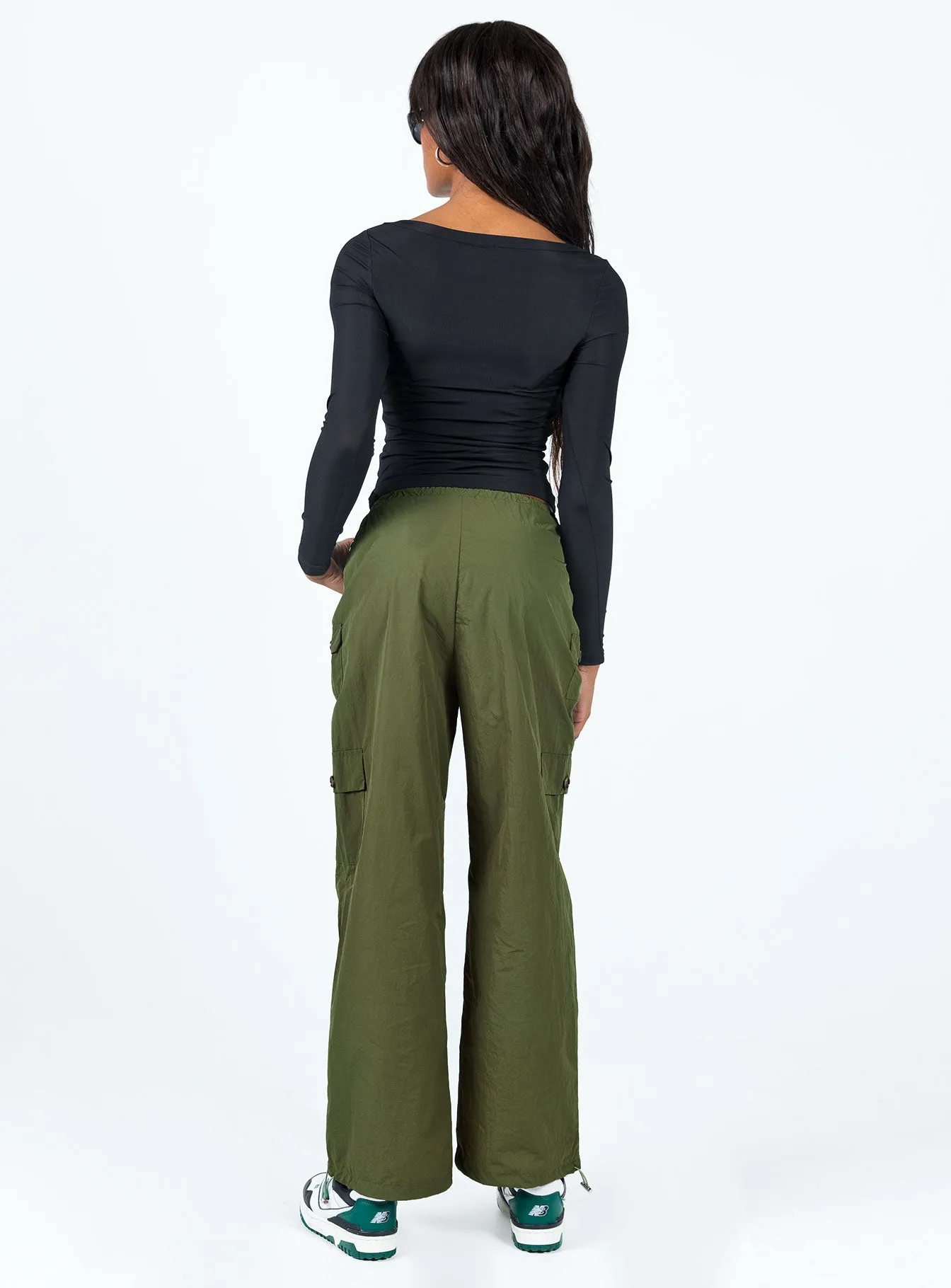 hypoallergenic material Erave Parachute Pants Khaki