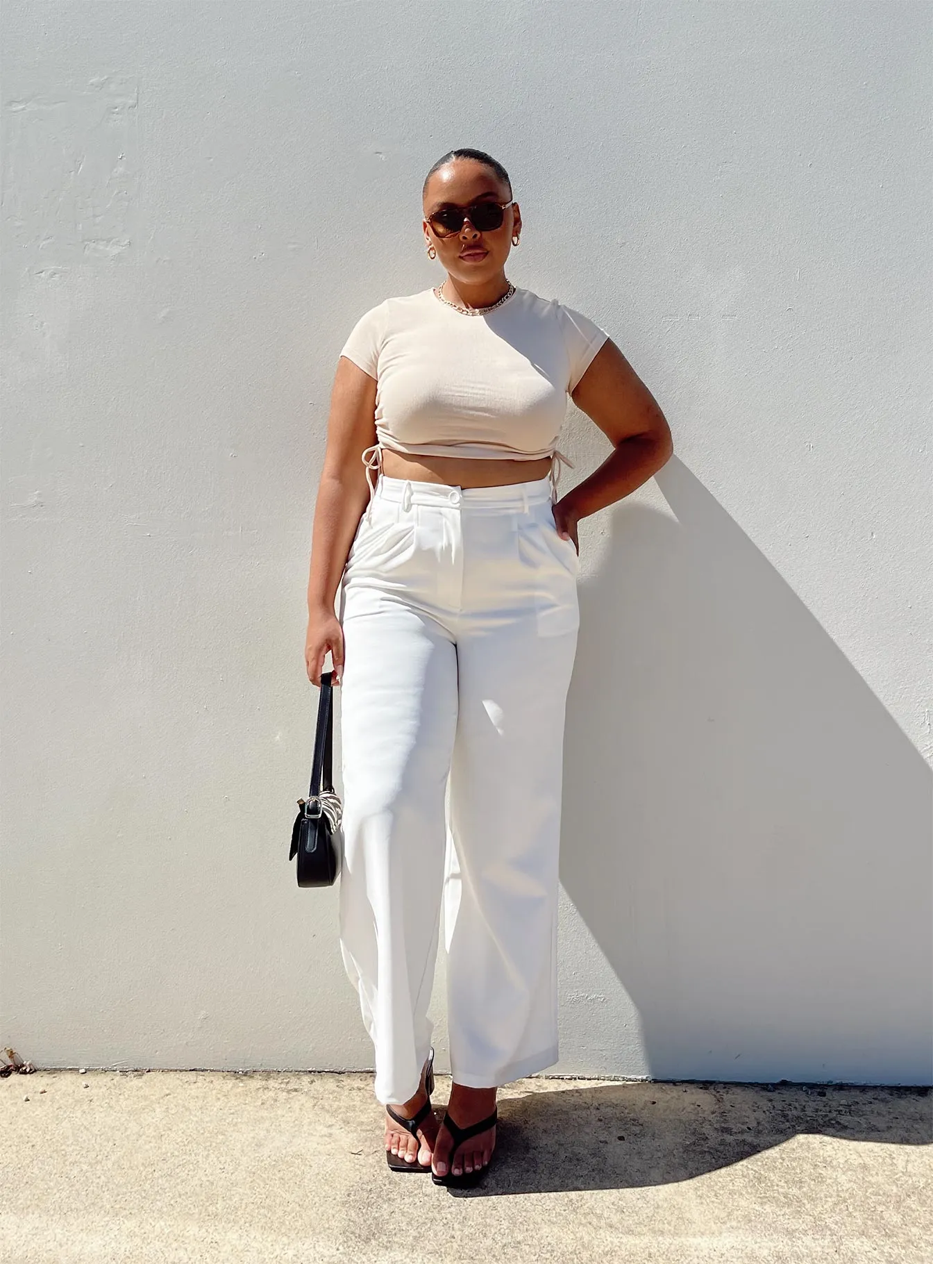 Evant Tee Cream Curve Cozy And Stylish
