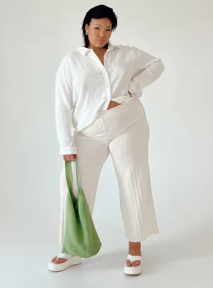 Augustus Pants Cream Curve NonIrritatingStitching
