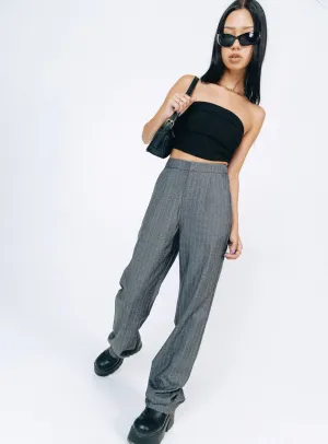 Ramone Pants Slate Comfortable Waistband Sporty Layer