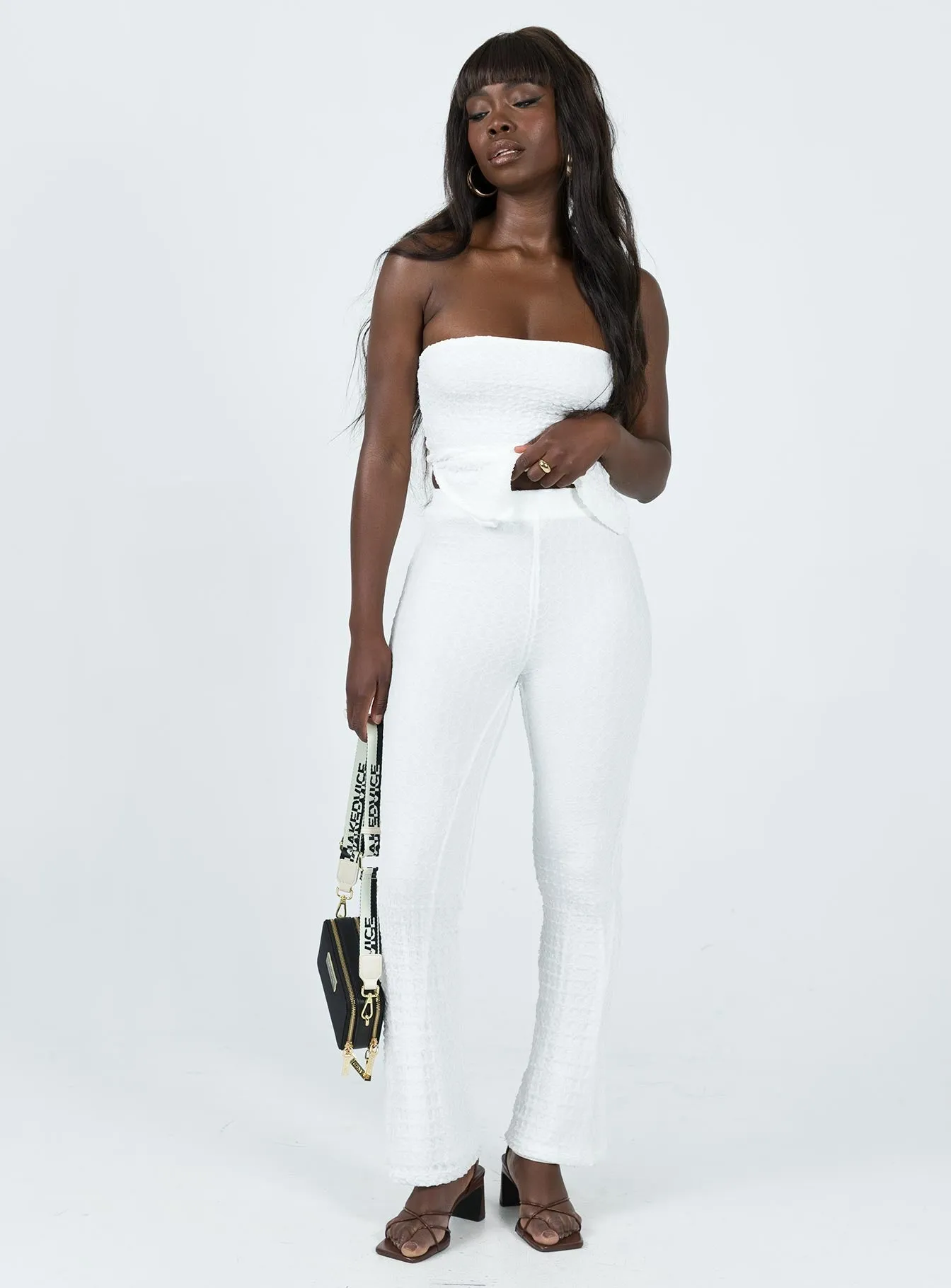 Vereen Pants White Versatile Design Lightweight Construction