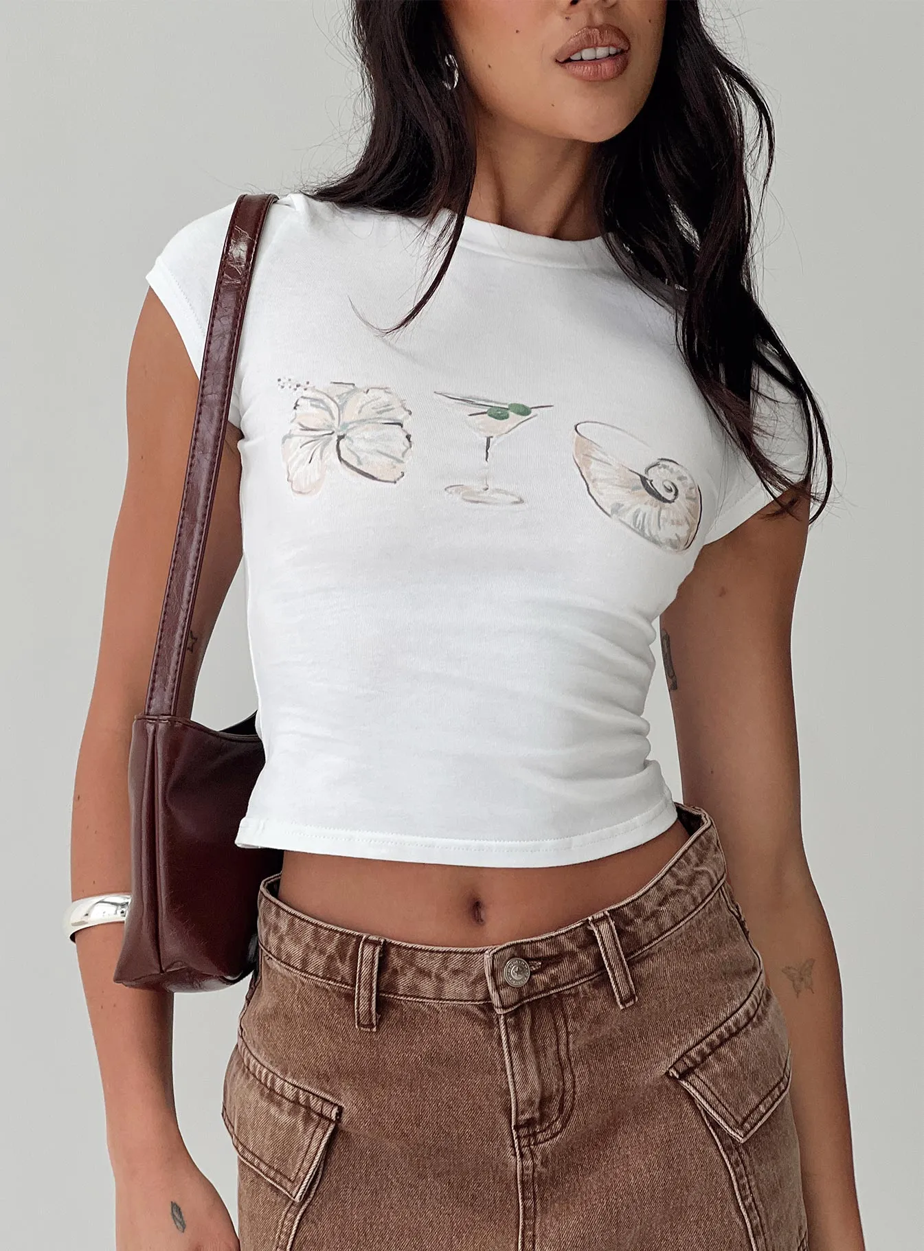 Odyssey Tee White athletic style timeless