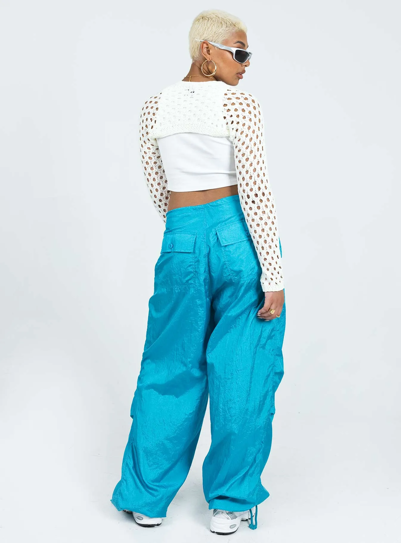Casual Movement Motel Chute Trousers Blue
