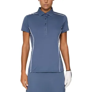 J.Lindeberg Women's Leyla Golf Polo Shirt - Vintage Indigo Daily Fit