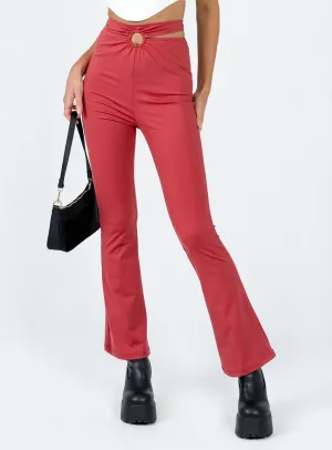 Water Repellent Kyra Pants Red