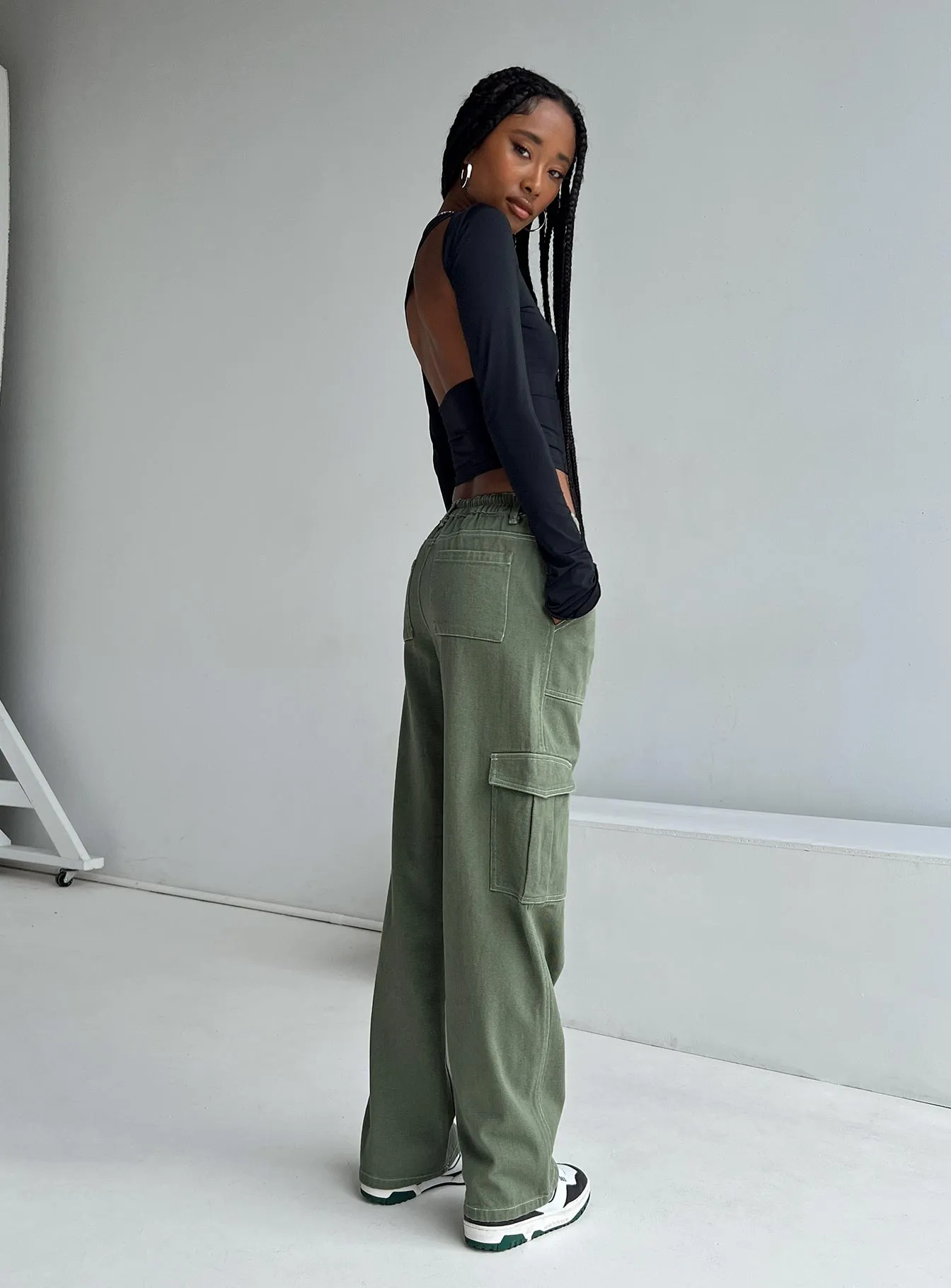 Relaxed Fit FrictionResistantEdging Pawley Cargo Pants Khaki