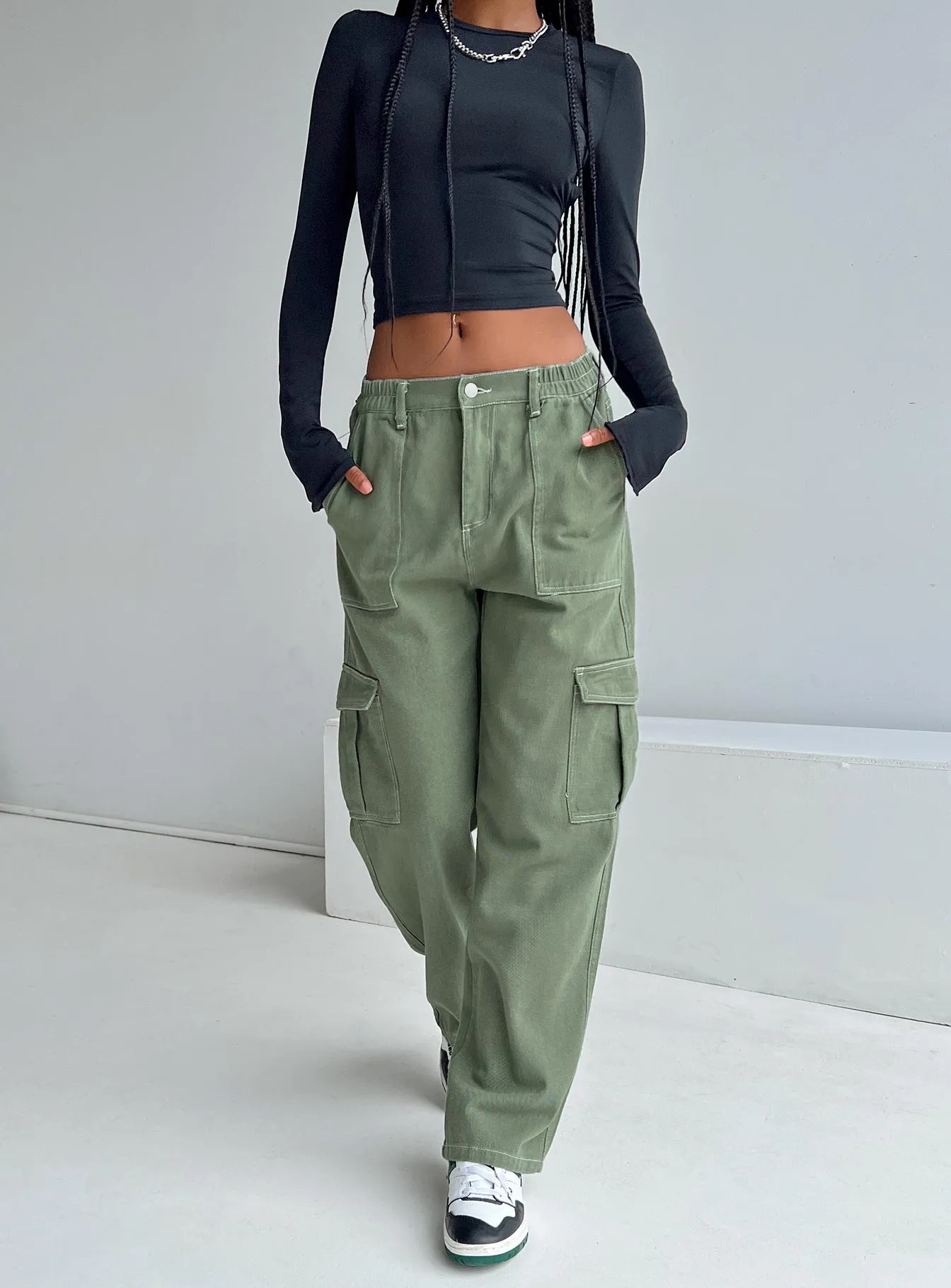 Pawley Cargo Pants Khaki windproof