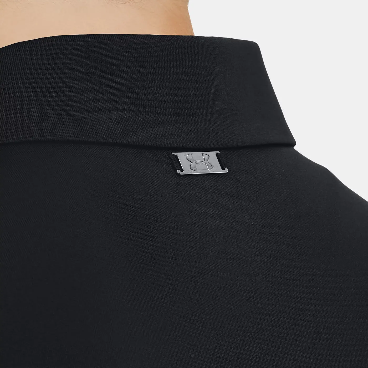 Under Armour Women's Playoff Golf Polo Shirt - Black StaticFree Material