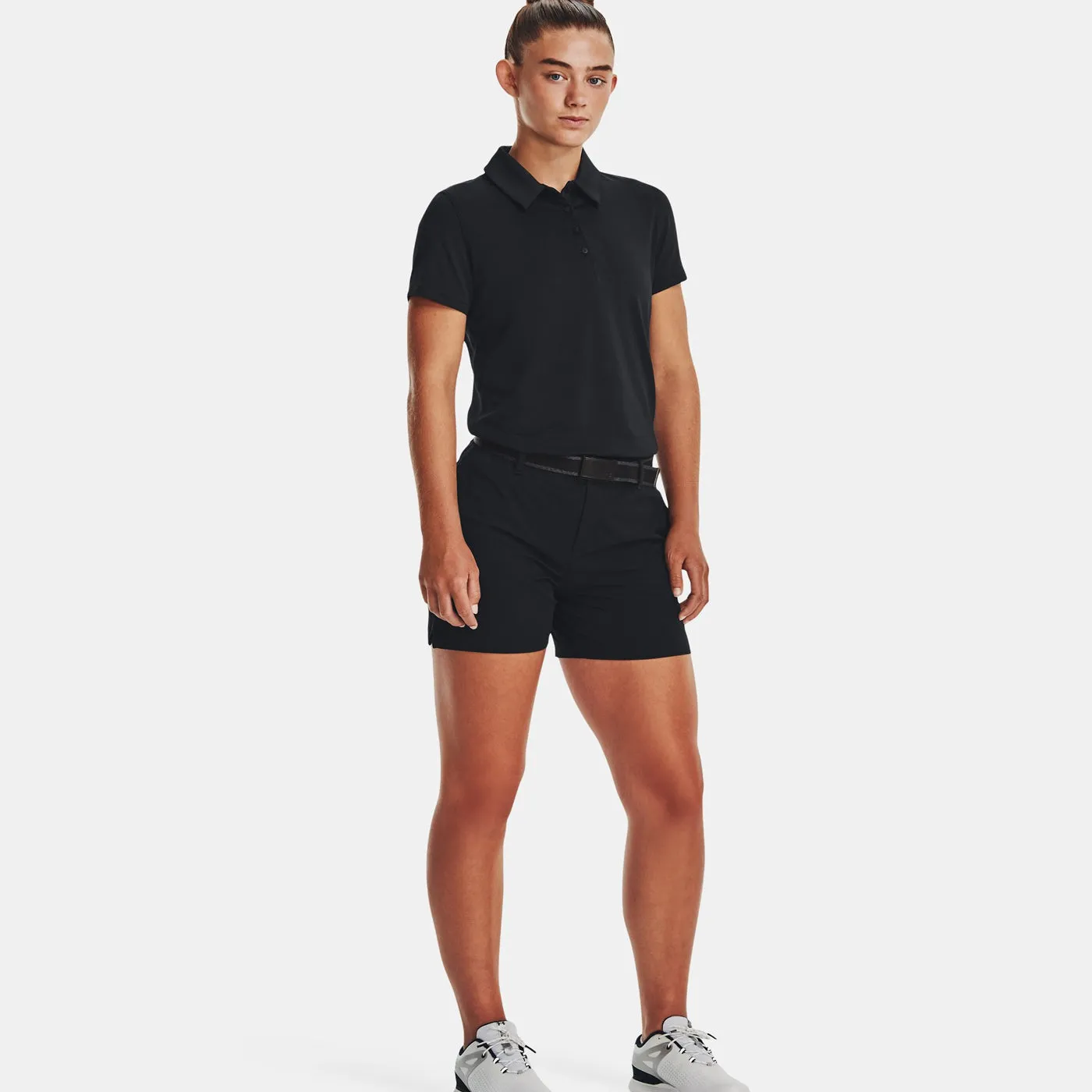 Under Armour Women's Playoff Golf Polo Shirt - Black NoSlipTrims Baby Soft
