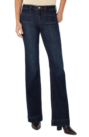 LIVERPOOL LUCY BOOTCUT W/ VINTAGE POCKETS - DENIM Energy Mood