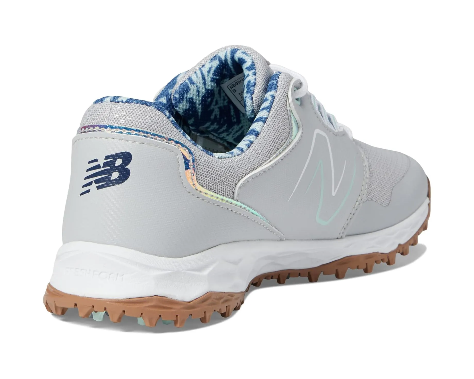 New Balance Womens Fresh Foam Links SL V2 Golf Shoe - GREY Comfort Wear