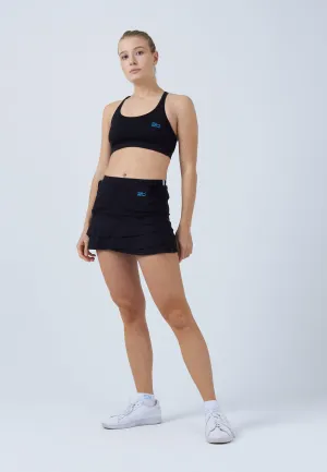 Timeless Wear Tulip Tennis Skort with pockets, black