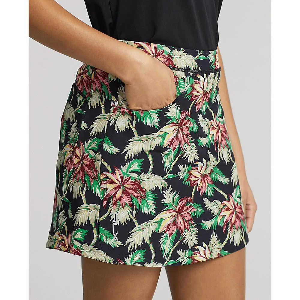Laid Back Look Neutral palette RLX Ralph Lauren Women's Printed Aim Skort 17" - Island Bamboo Floral