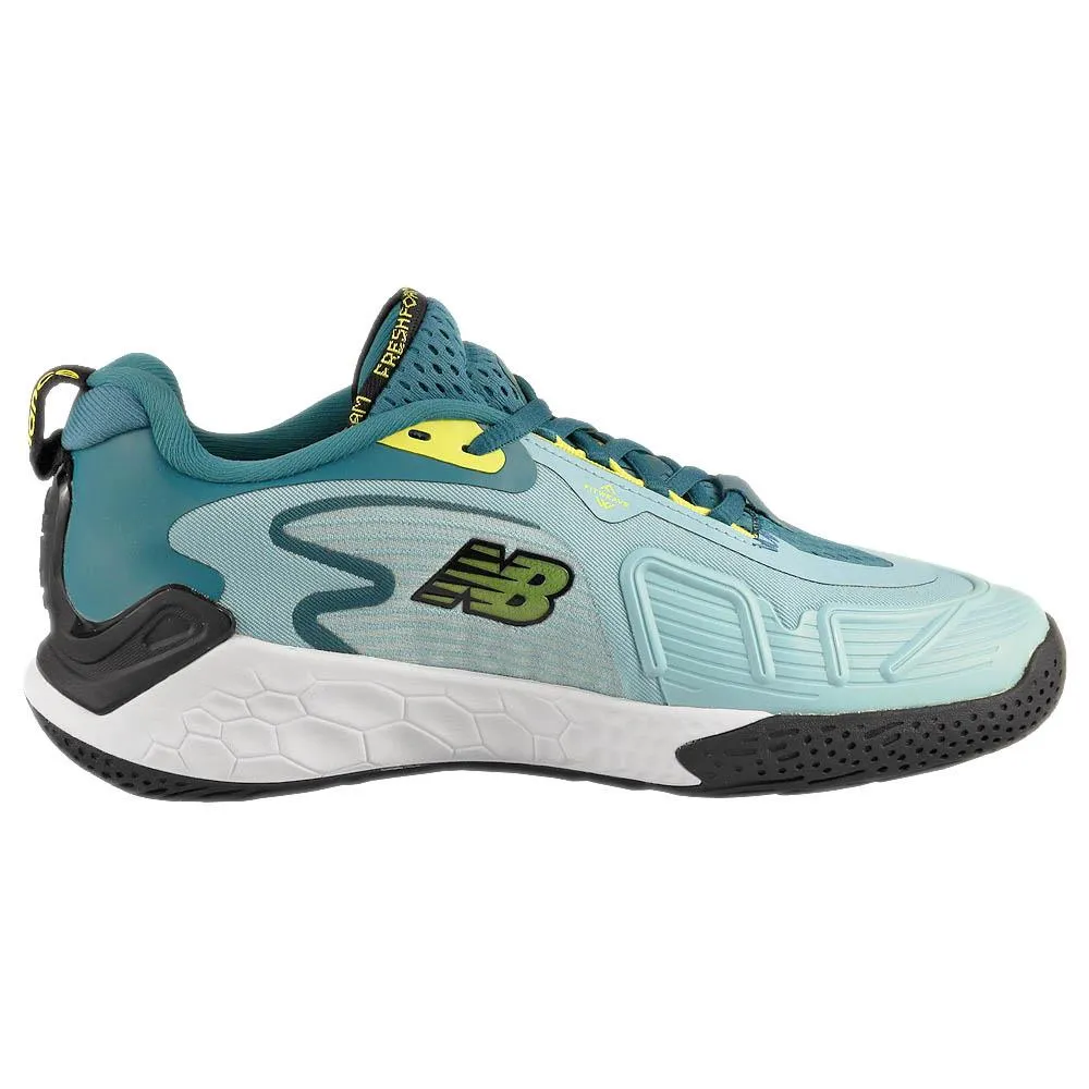 Odor Control Technology Leather Upper New Balance Women's Fresh Foam X Rally v1 - Quarry Blue/Terrarium