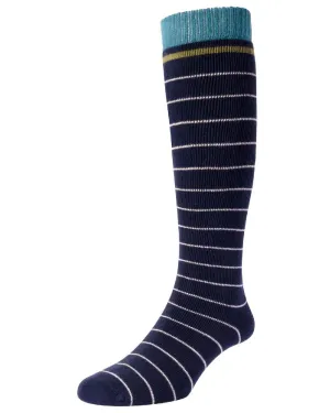 Hiking Essential HJ Hall Womens Stripe Welly Socks
