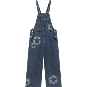 Straight Leg Wide Leg Denim Strap Pants Energy Ease Vacation Mood