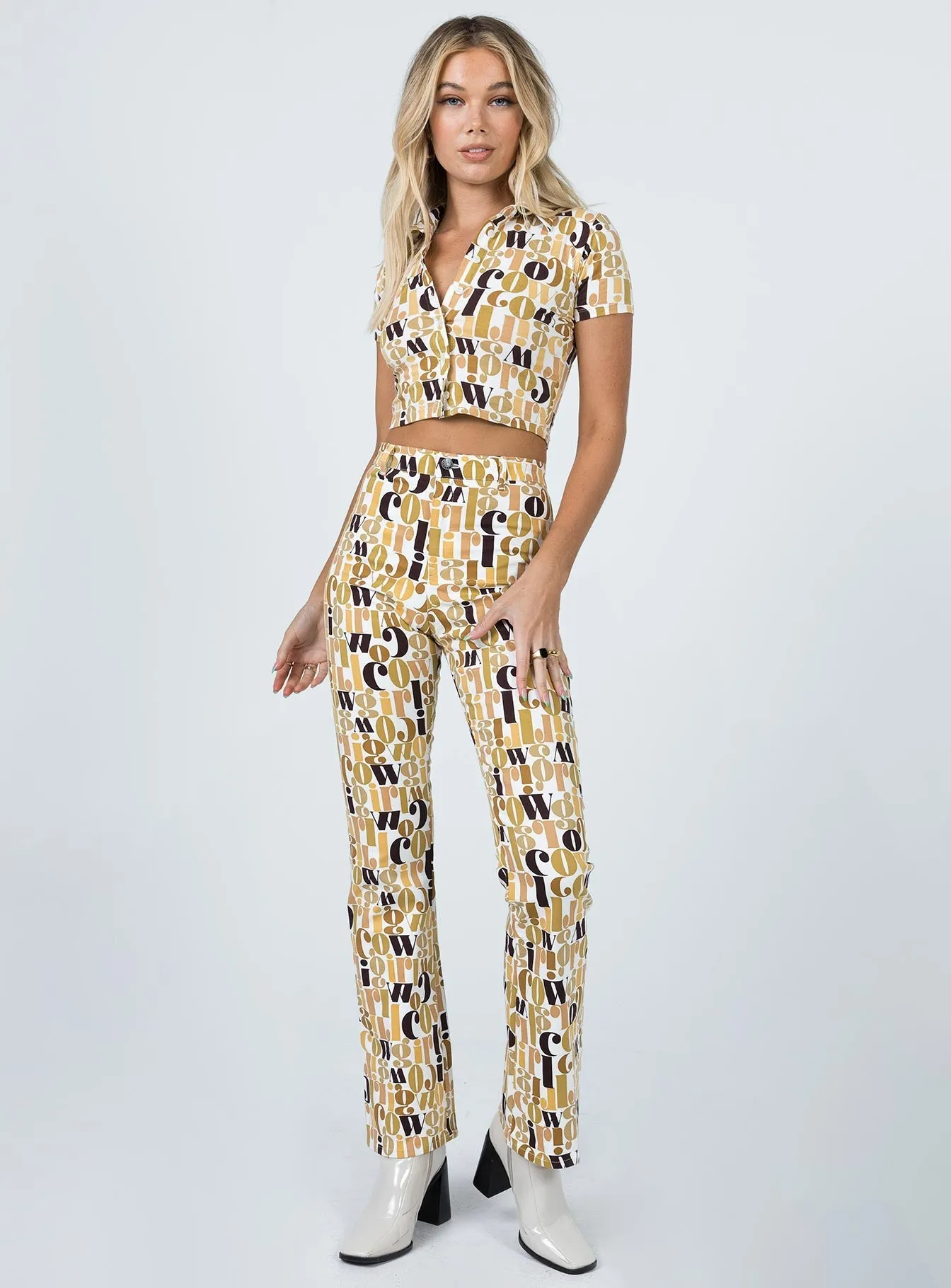 Motel Zoven Trouser Cowgirl Brown Sport Friendly