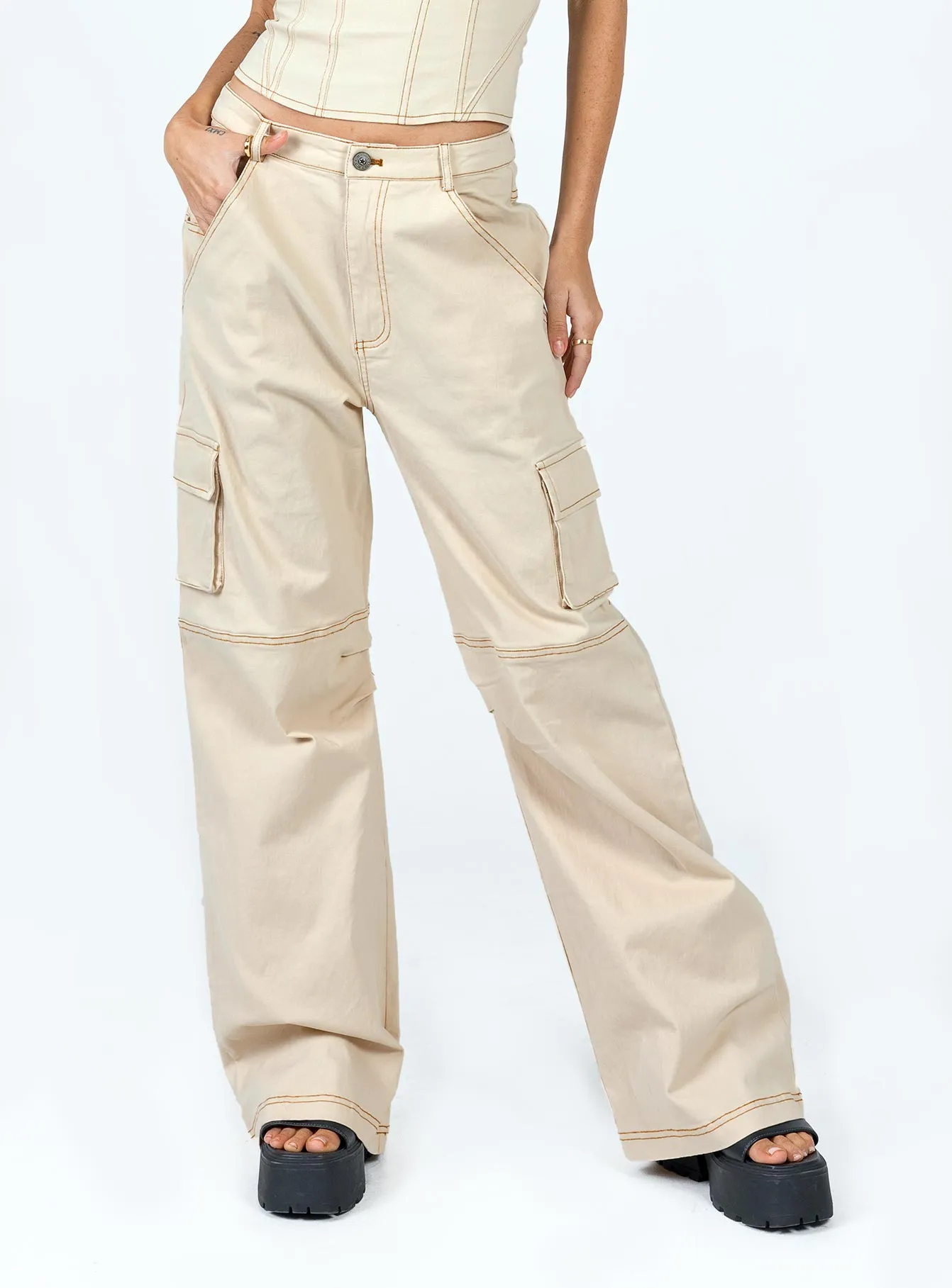 Stylish Fit Dobson Pants Beige